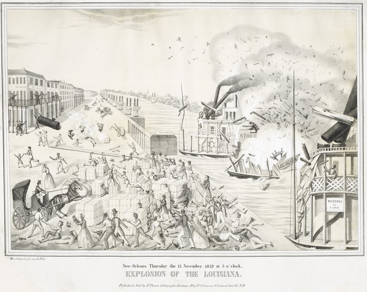 New Orleans Perşembe, 15 Kasım 1849, saat 5