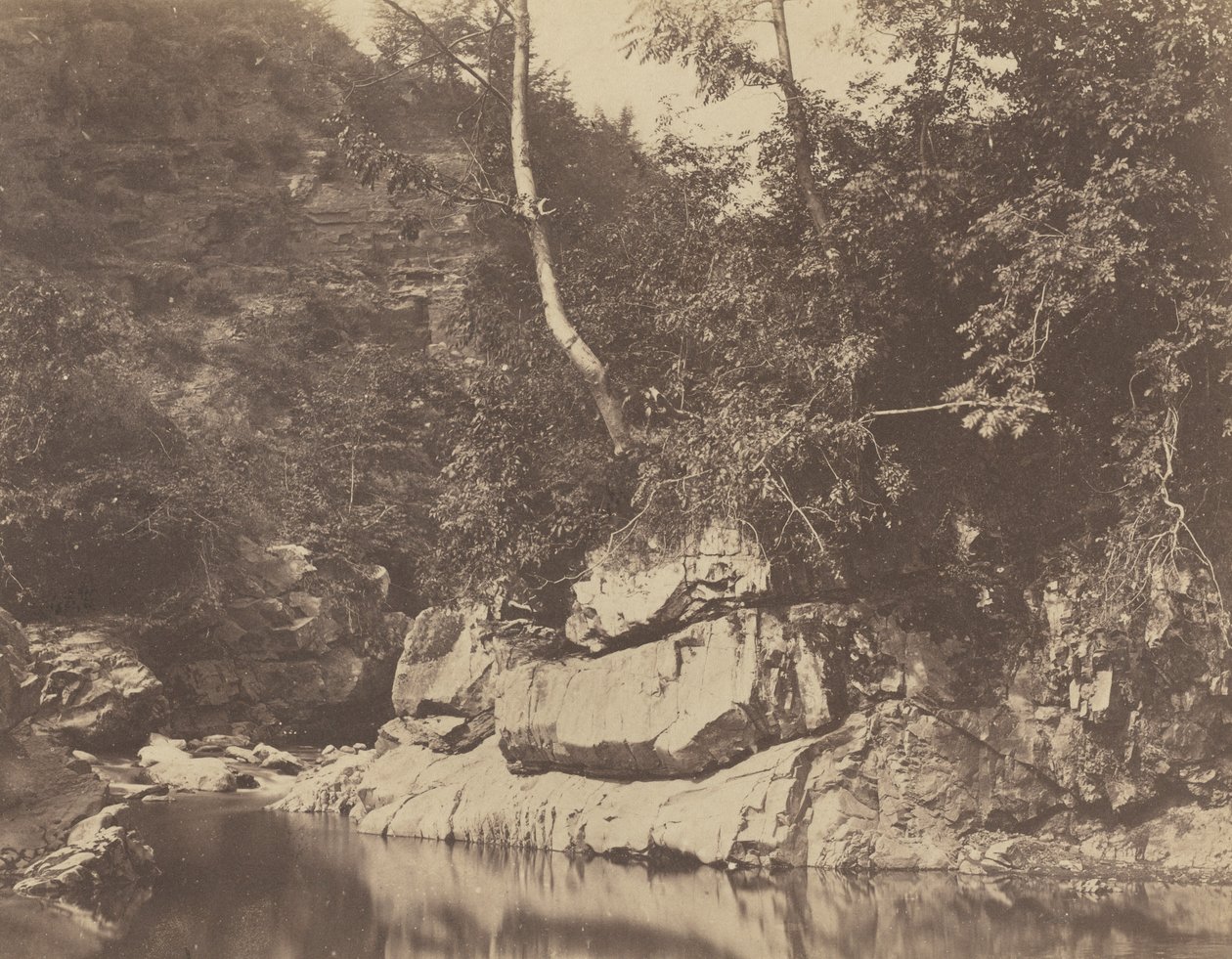 Nehir Sahnesi, c. 1855. by G. B. Gething