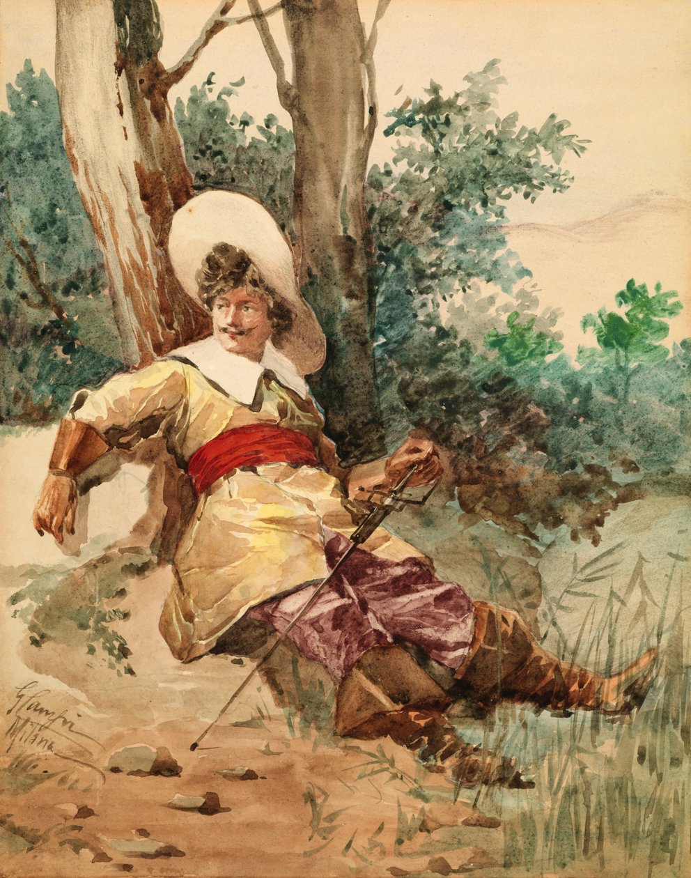Dinlenme Silahşörü, n.d. by G. Camfri