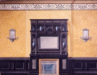 Ön misafir odası tasarımı, No.1 Grosvenor Crescent, Londra, c.1850 by G. Hutchinson