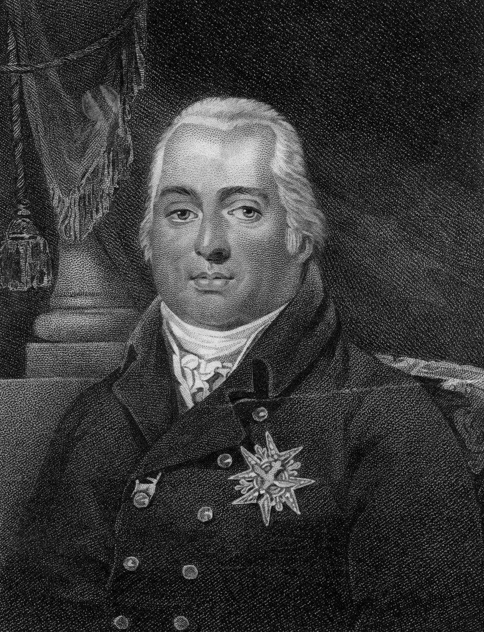 Louis XVIII, Fransa Kralı, 19. yüzyıl. by G. Kellaway