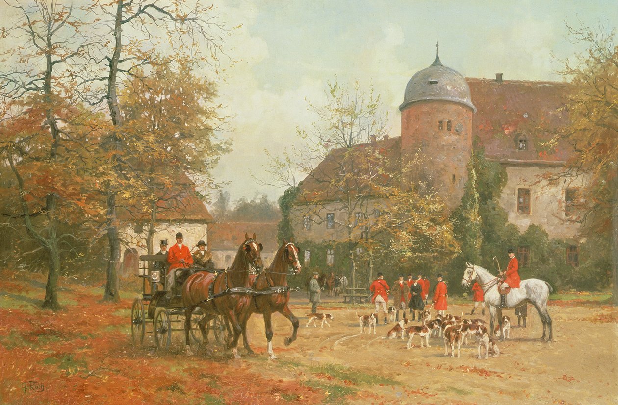 Av için varış, 19. yüzyıl by G. Koch