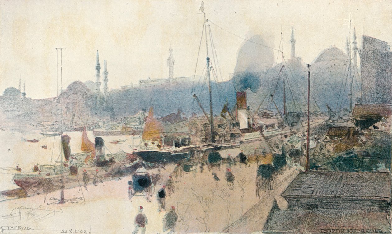 Rıhtım, İstanbul, 1902, 1906 by G Kossiakoff
