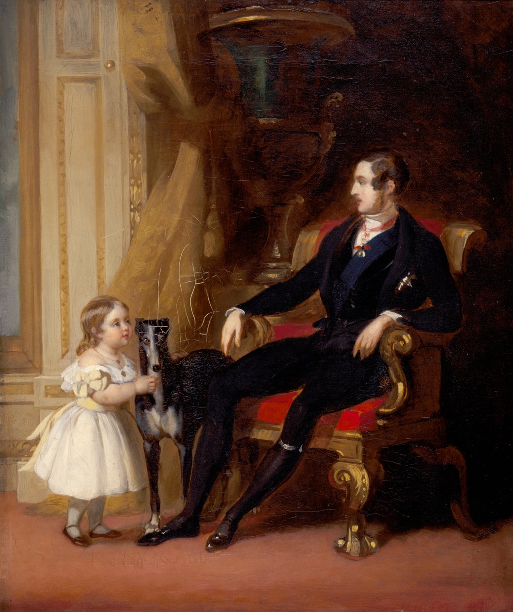 Albert Prince Consort, Prenses Victoria ve Eos, c1843 ile by G Lucas