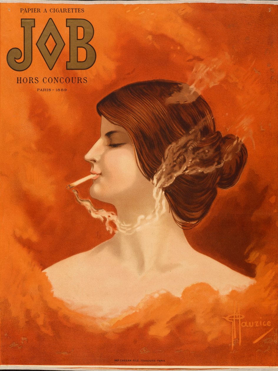 JOB Sigara Kağıdı — At Yarışması Paris 1889, yakl. 1905 (litografi) by G. Maurice