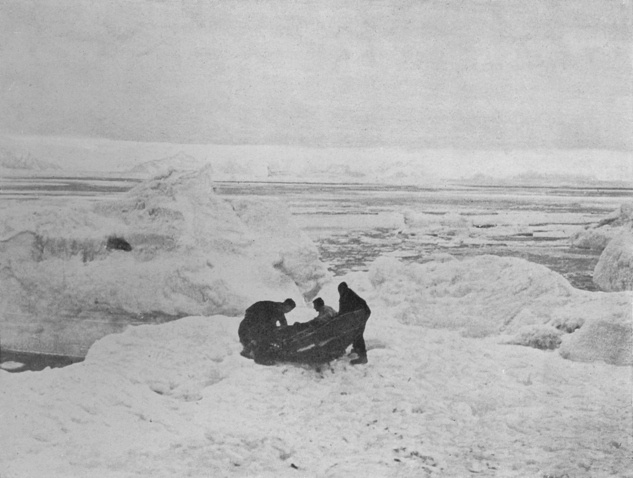 Çocuk Arabasının Lansmanı, c1911, 1913. by G. Murray Levick