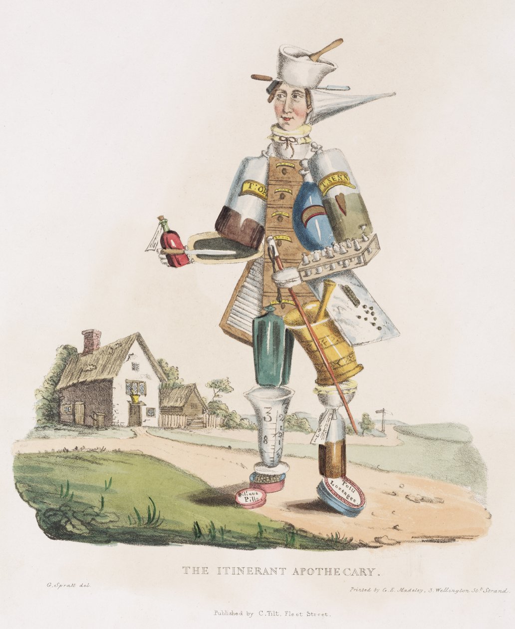 Gezici Eczacı, 1830 by G. Spratt