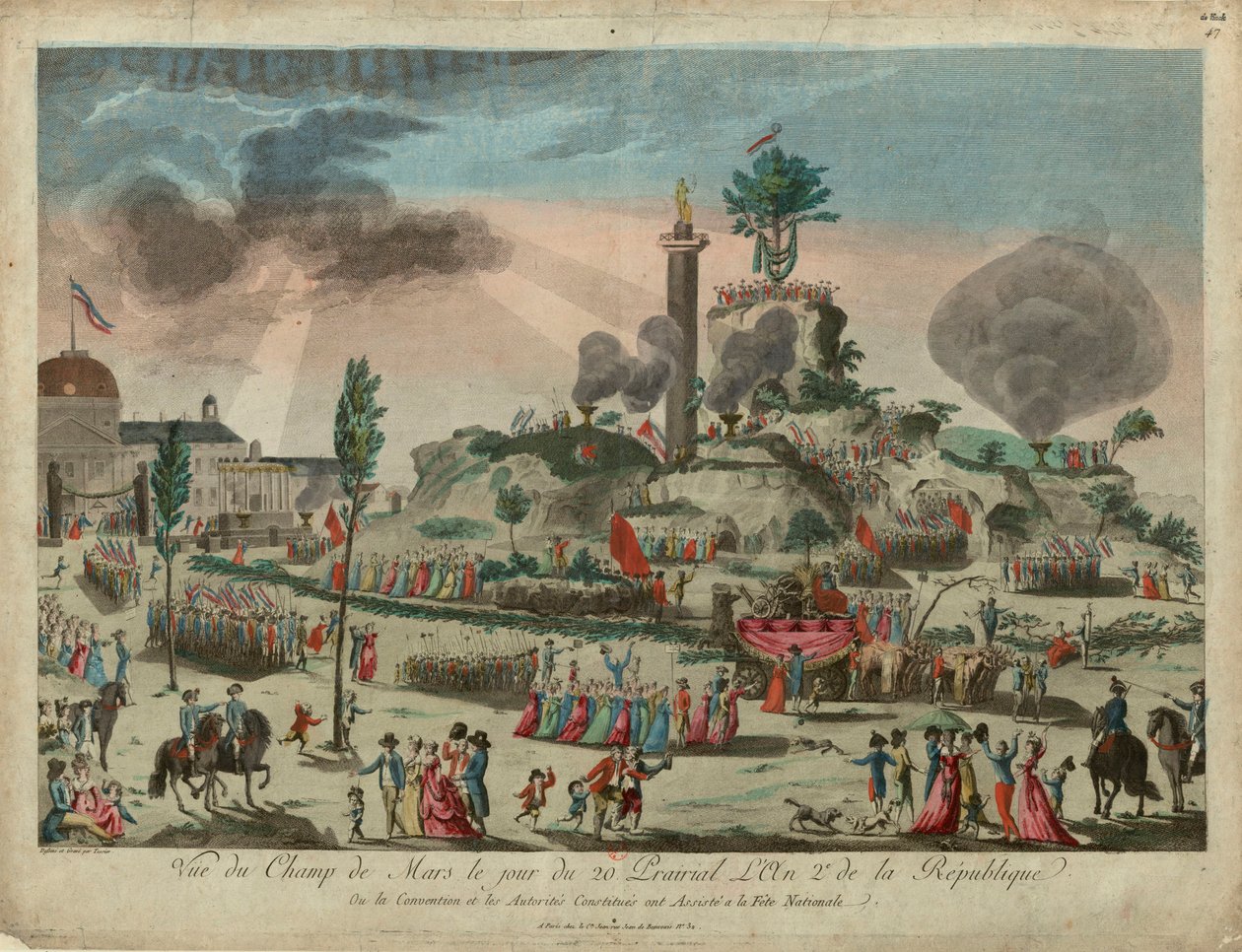 Mars Alanında Yüce Varlık Festivali, 8 Haziran 1794, 1794. by G. Texier