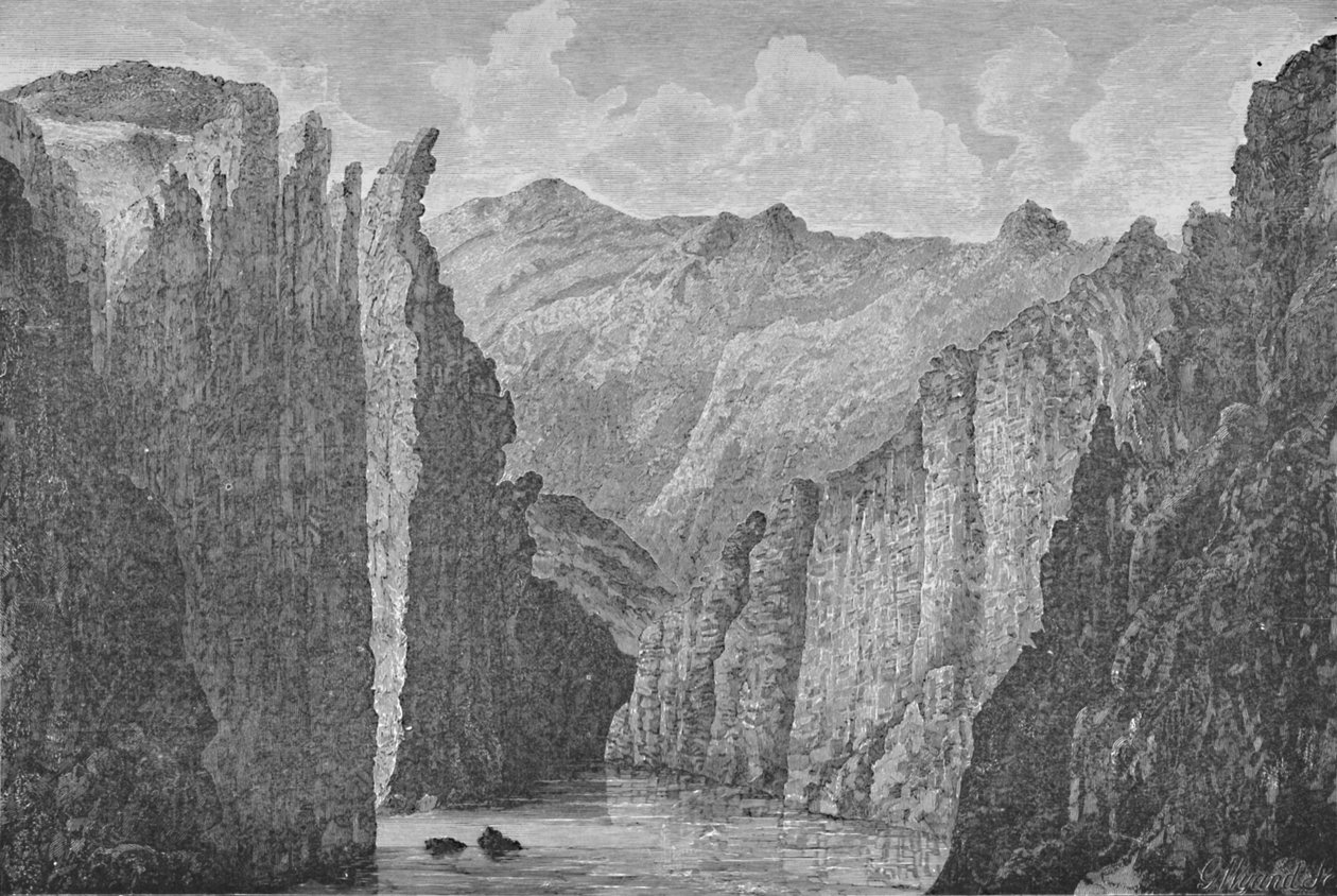 Büyük Kanyon, 1883 by G. Wyand