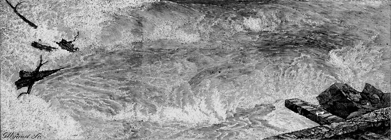 Şelalelerin Üstündeki Rapids, c1840, 1883 by G. Wyand