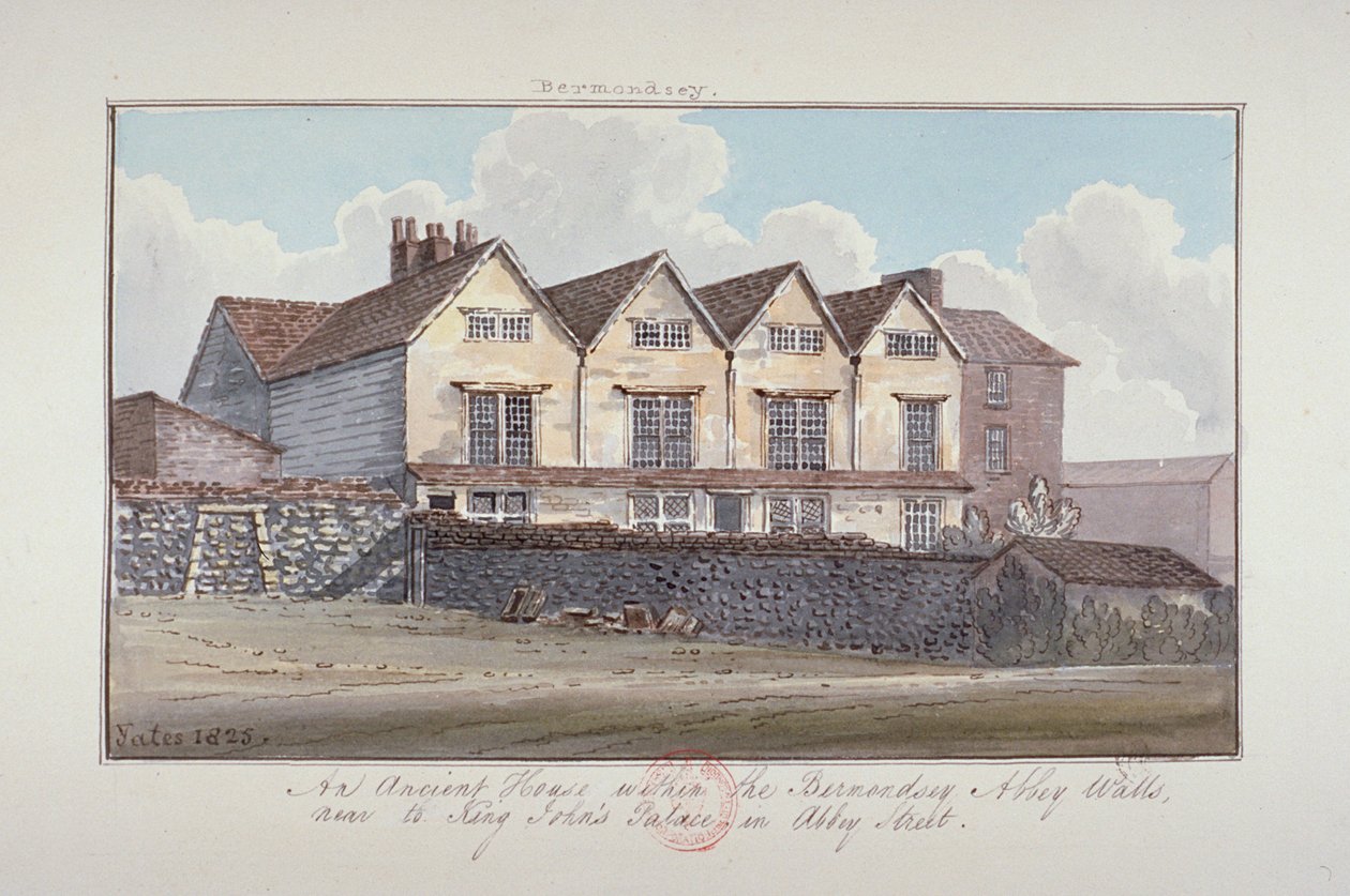 Aziz Kurtarıcı Manastırı, Bermondsey, Londra, 1825 by G Yates