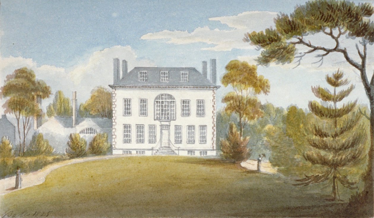 Mitcham Salonu, Mitcham, Surrey, 1825 by G Yates