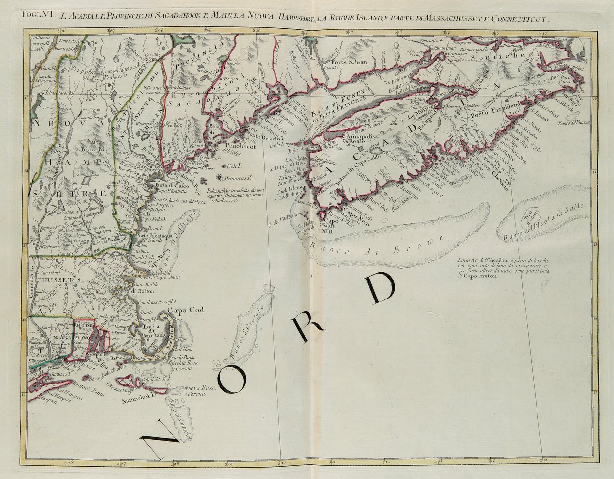 Acadia, Sagadahoc ve Maine Eyaletleri, New Hampshire, Rhode Island ve Massachusetts ve Connecticut