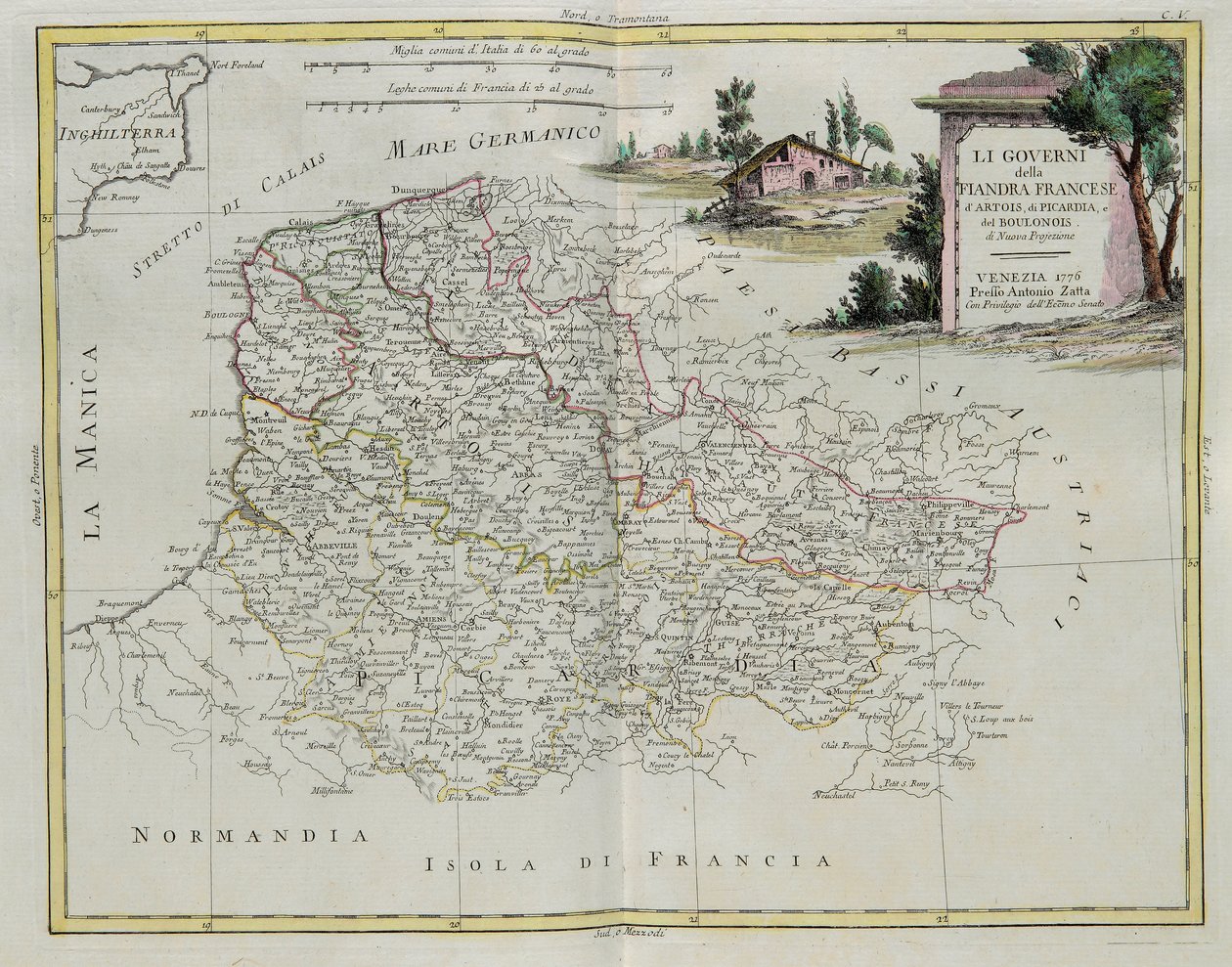 Fransız Flanders, Artois, Picardy ve Boulonois