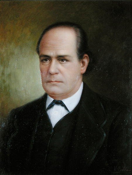 Louis Daniel Beauperthuy (1807-71) (tuval üzerine yağlı boya) by G. da Villadda