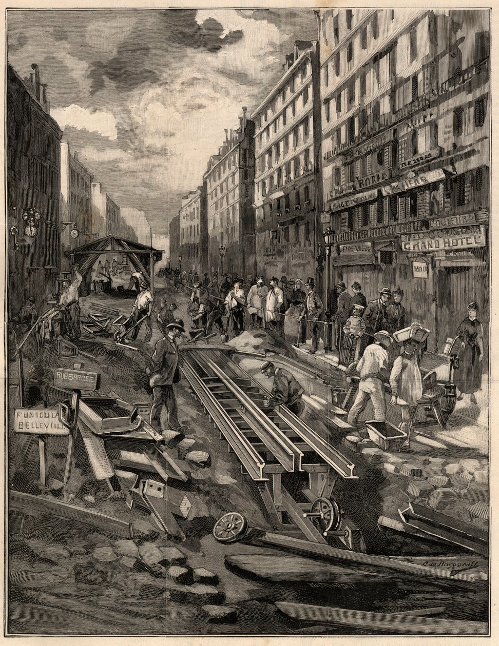 Belleville füniküleri, 1894