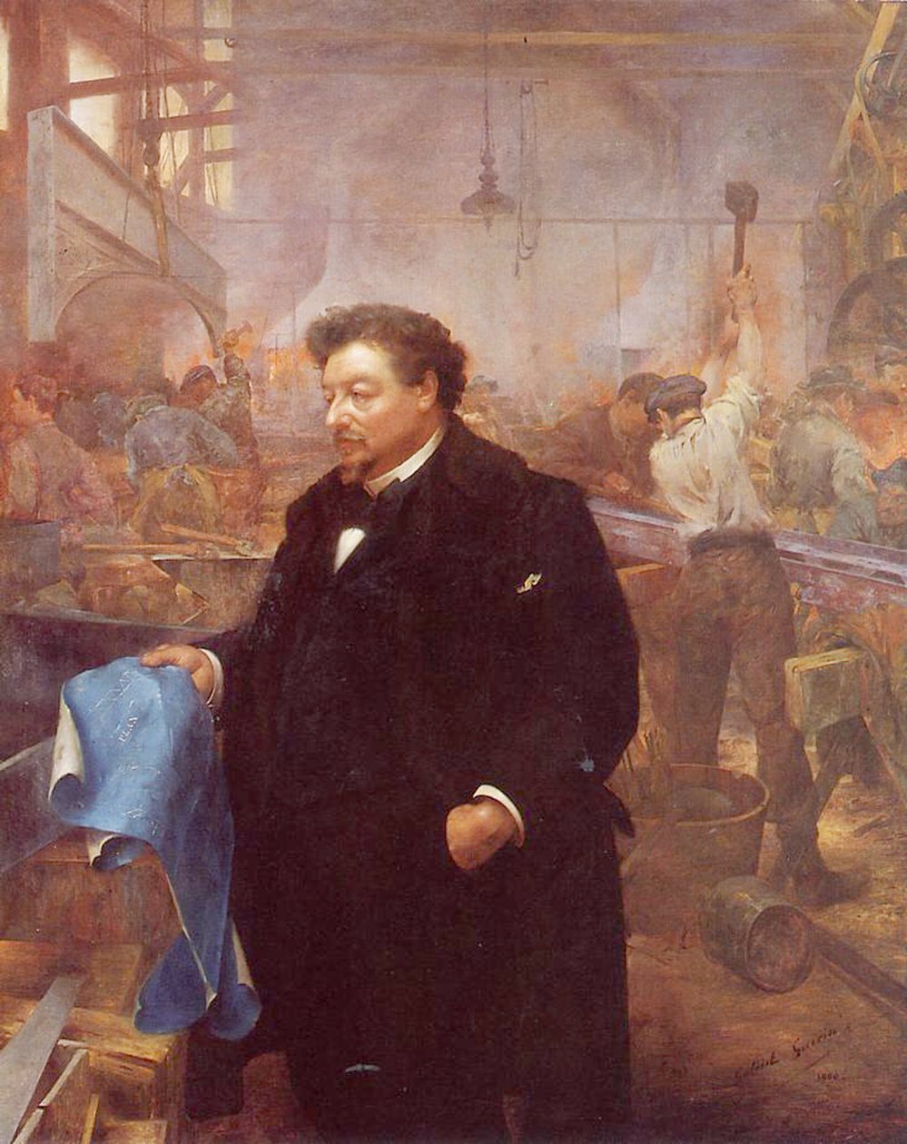 Gustave Eyfel, 1900 by Gabriel Christophe Guerin