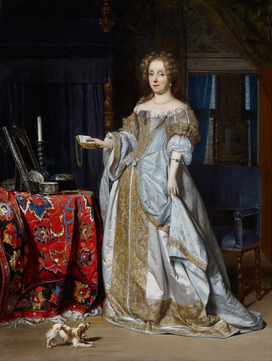 Bir Bayan Portresi by Gabriel Metsu
