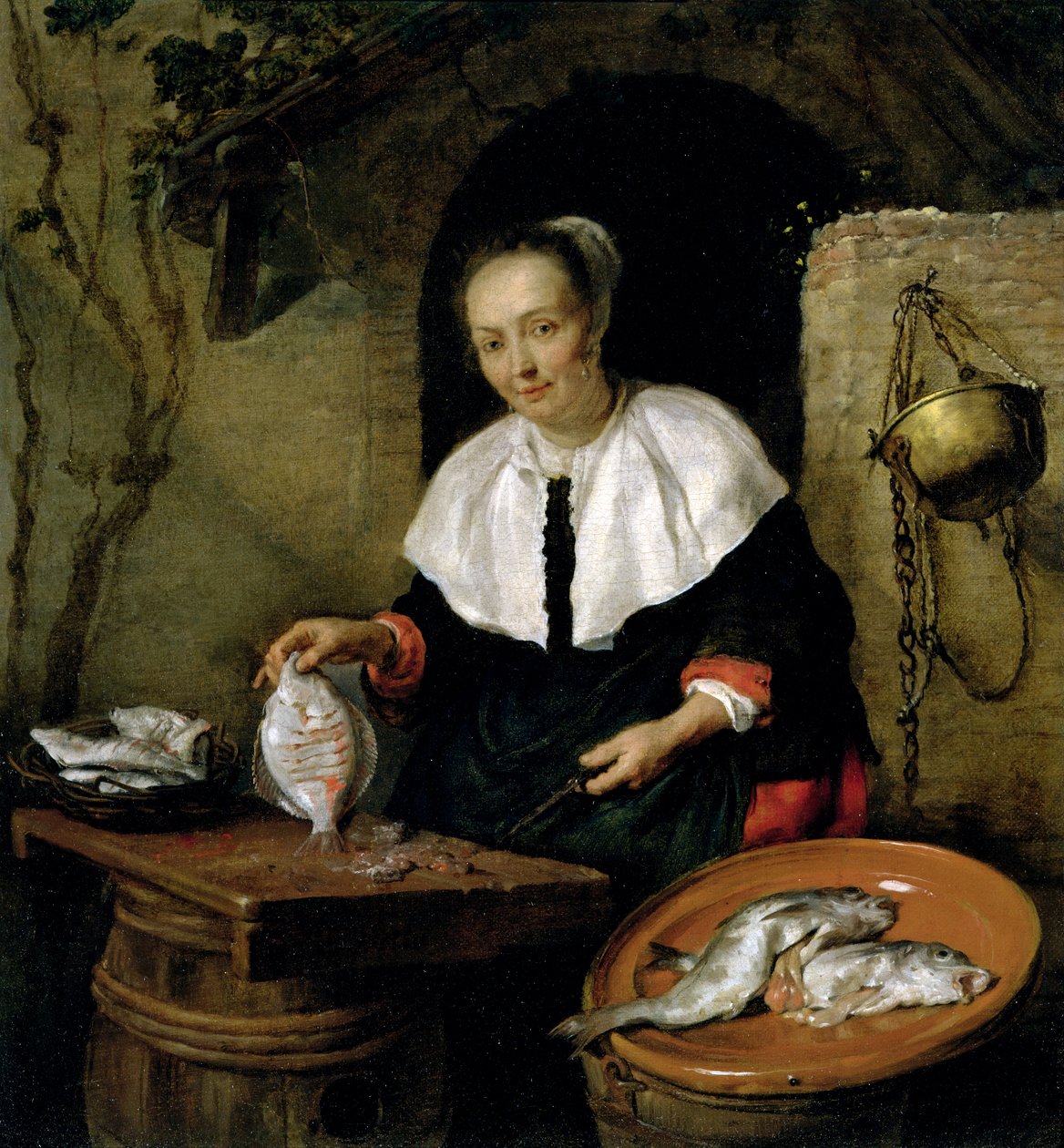 Balık Kadını by Gabriel Metsu