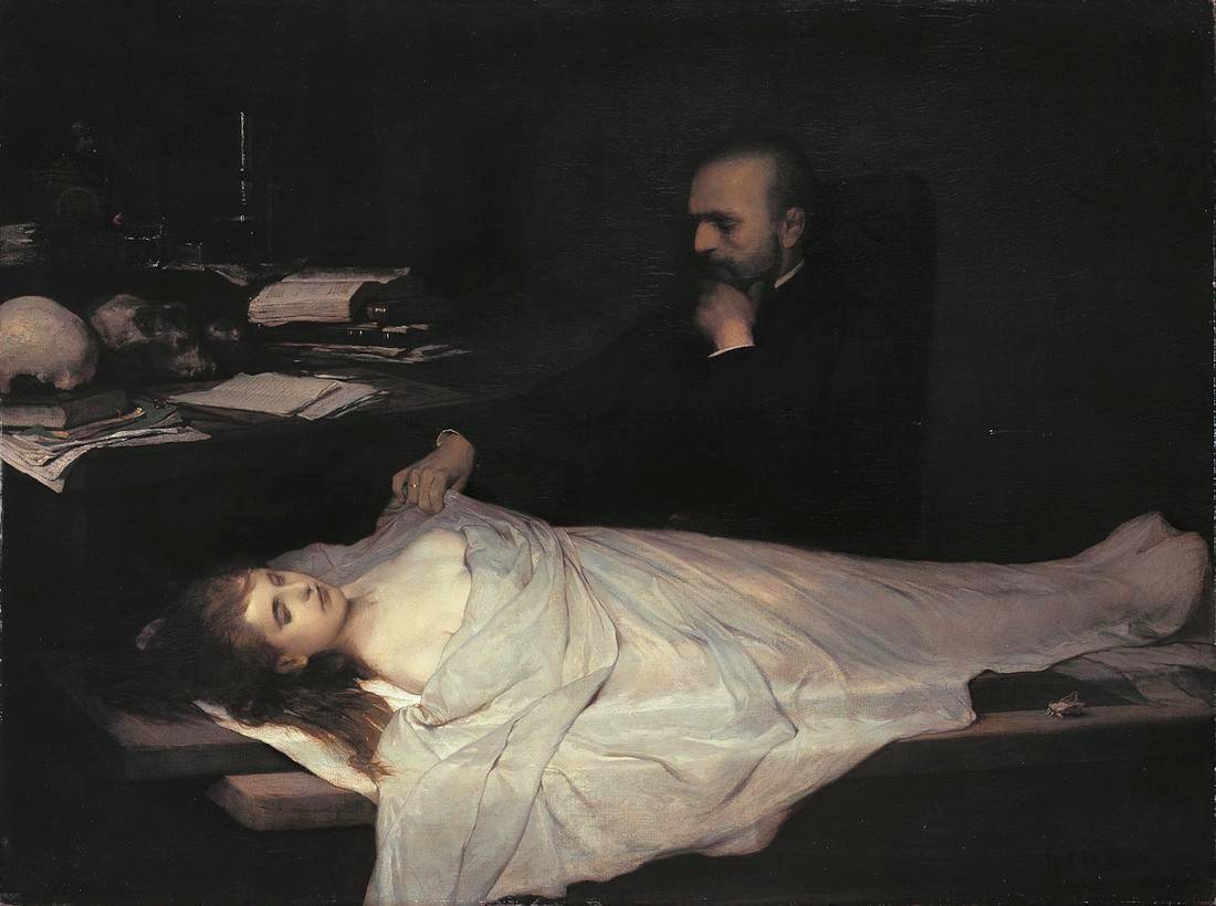 Der Anatomnİngilizce: The Anatomistn by Gabriel von Max