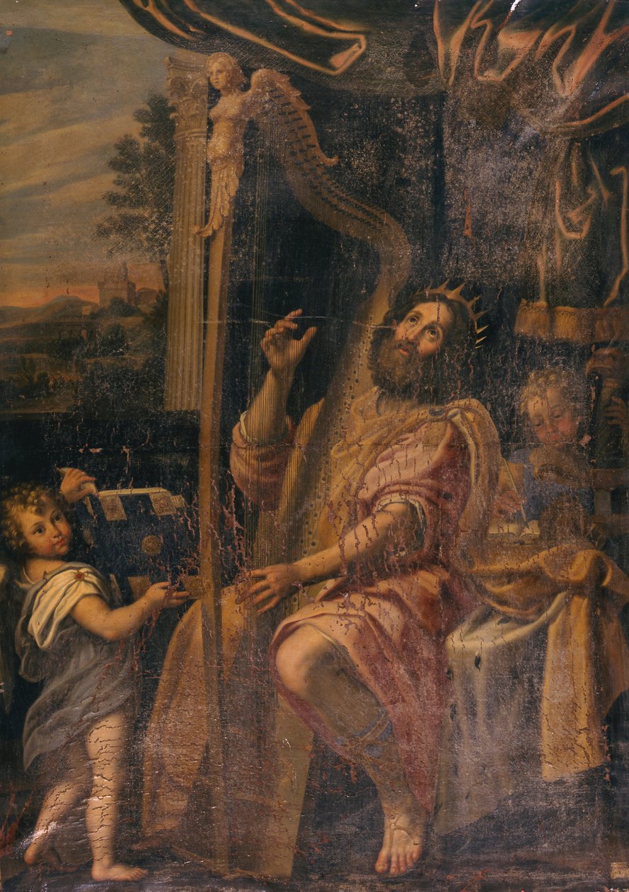 David arp çalıyor by Gabriel Francois Doyen