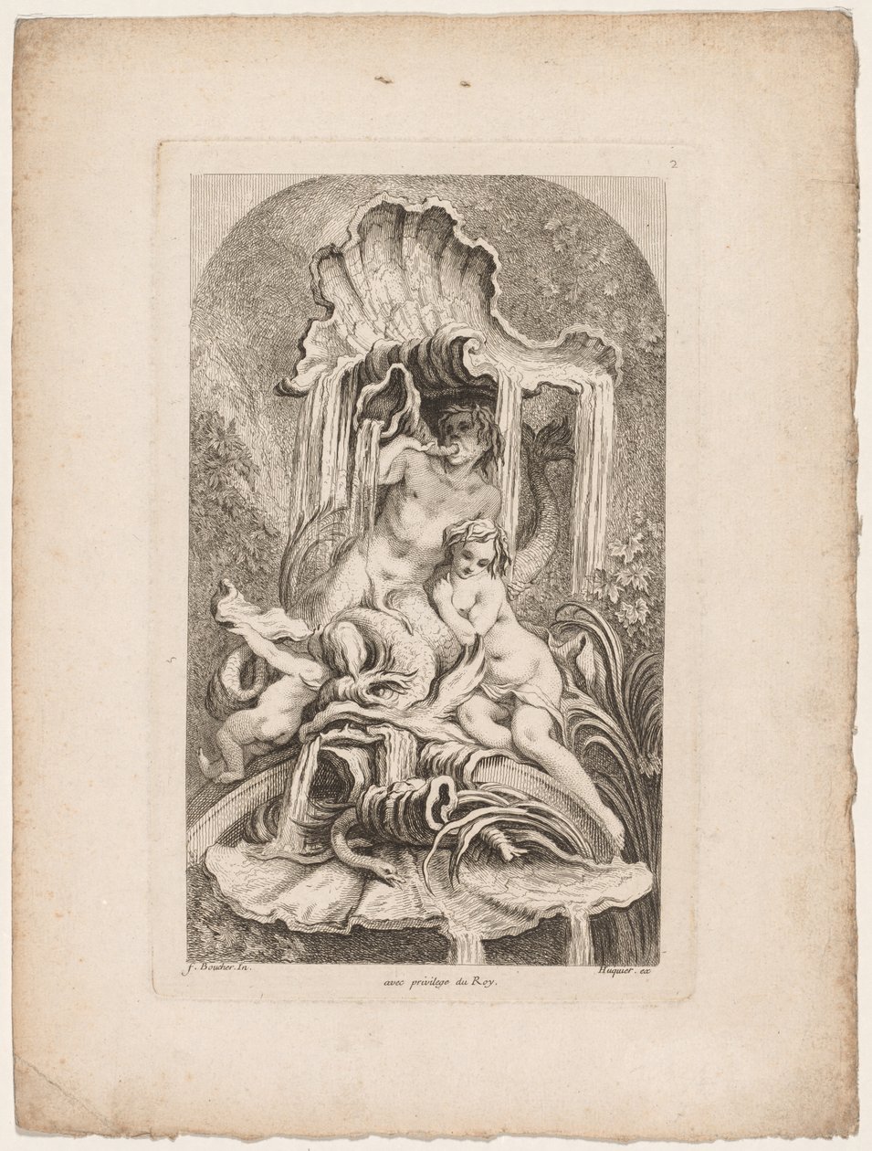 Çeşmeler Kitabı: No. 2, c. 1736. by Gabriel Huquier