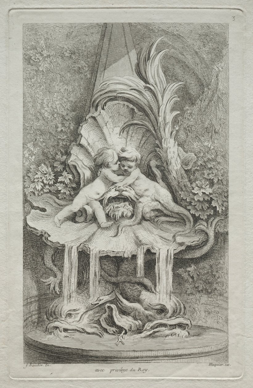Çeşmeler Kitabı: No. 3, c. 1736. by Gabriel Huquier