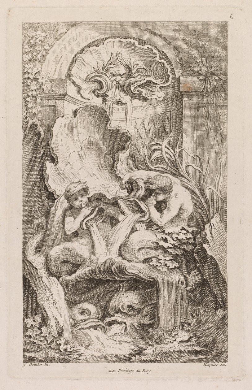Çeşmeler Kitabı: No. 6, c. 1736. by Gabriel Huquier