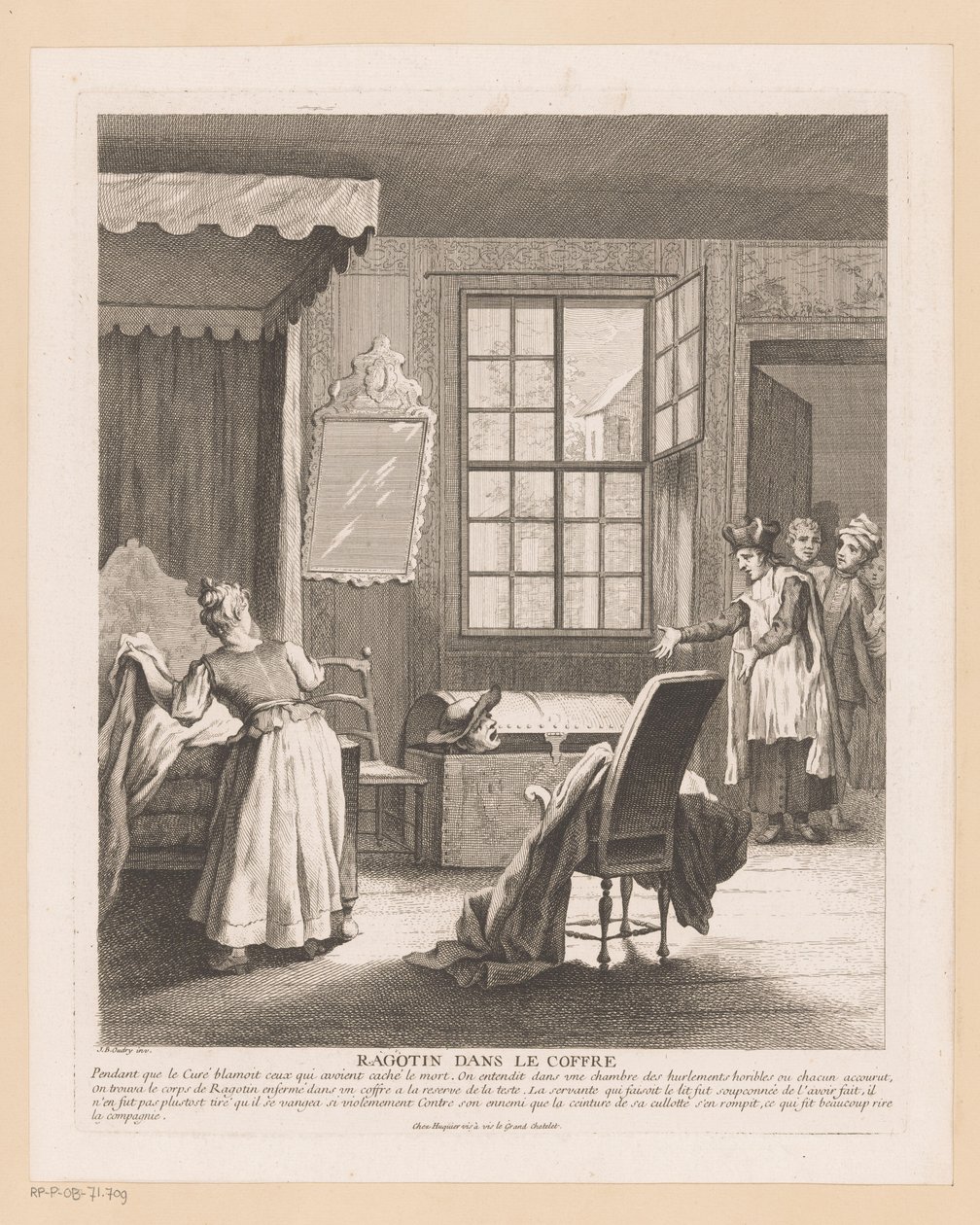 Slaapkamerinterieur, Ragotin ile een kist