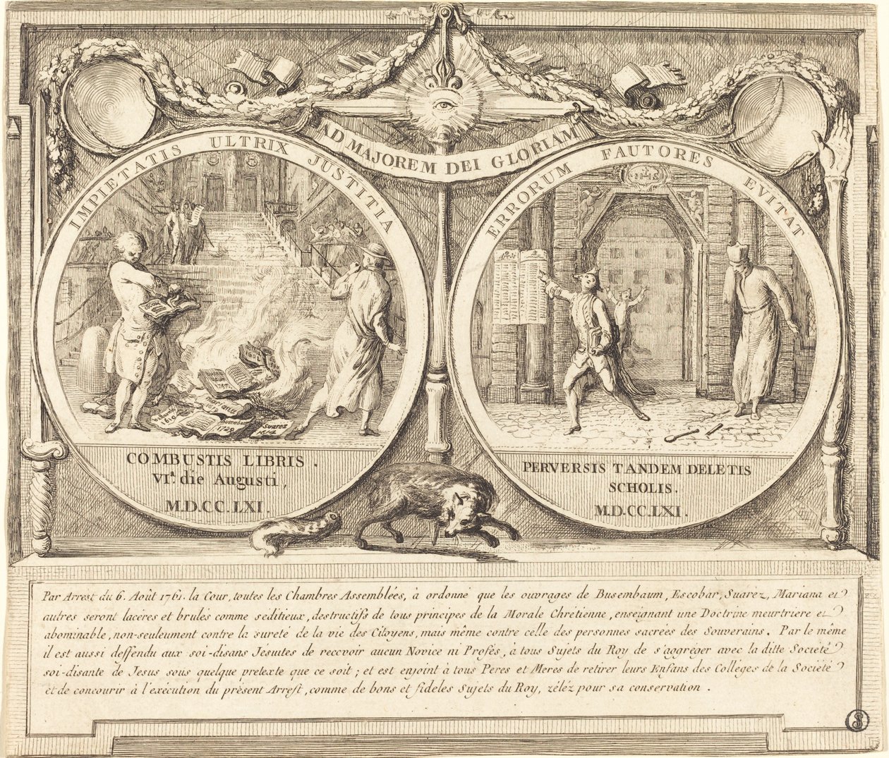 Cizvitlerin Sınır Dışı Edilmesi (Expulsion des Jesuites) by Gabriel Jacques de Saint Aubin