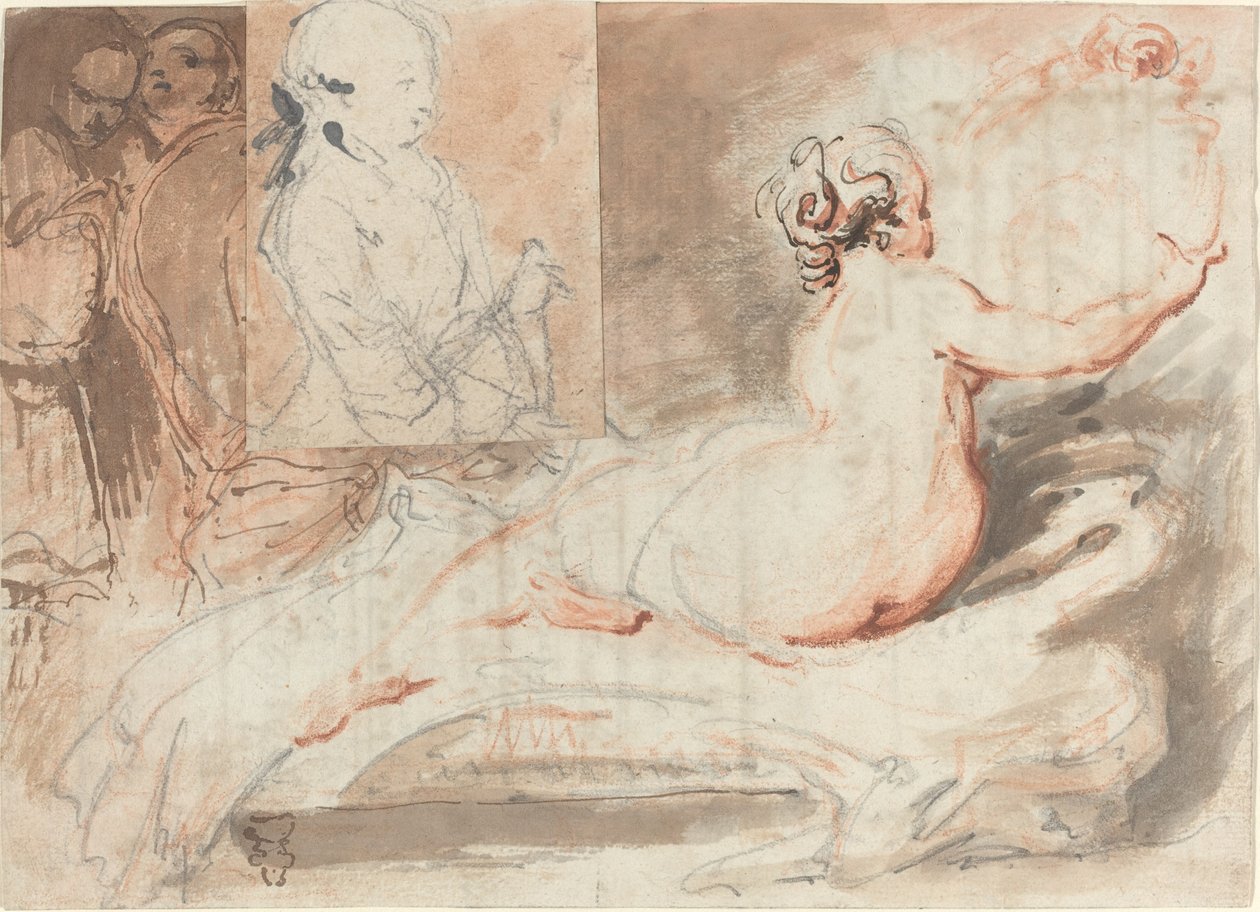 Figür Eskizleri by Gabriel Jacques de Saint Aubin