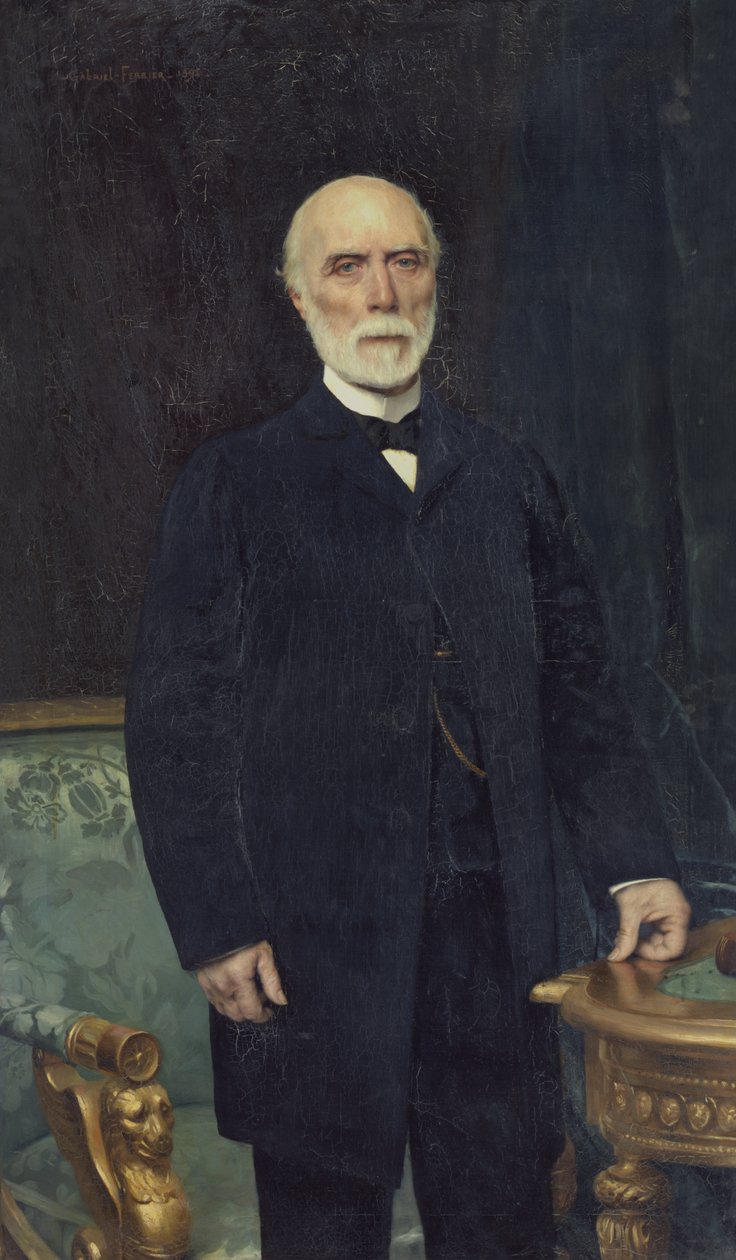 Charles-Louis de Saulces de Freycinet (1828-1923) 1894 by Gabriel Joseph Marie Augustin Ferrier