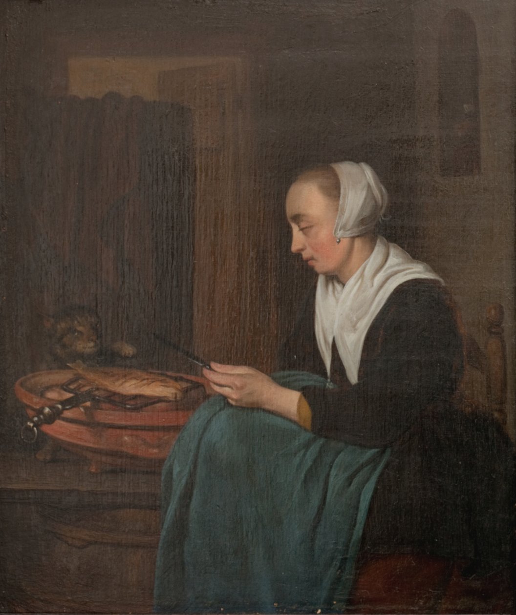 Uyuyan Pazarlamacı by Gabriel Metsu