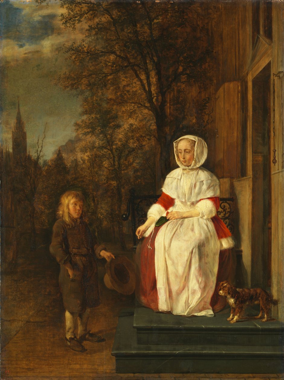 Sadaka, c.1660 by Gabriel Metsu