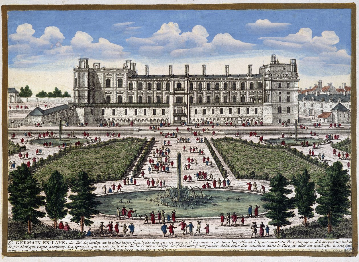 Saint Germain ve Laye Kalesi by Gabriel Perelle