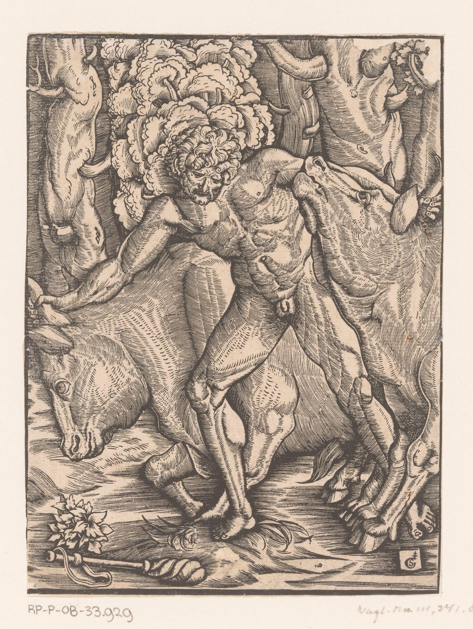 Herkül ve Geryon Sığırları Herkül'ün Çalışmaları (dizi başlığı) by Gabriel Salmon