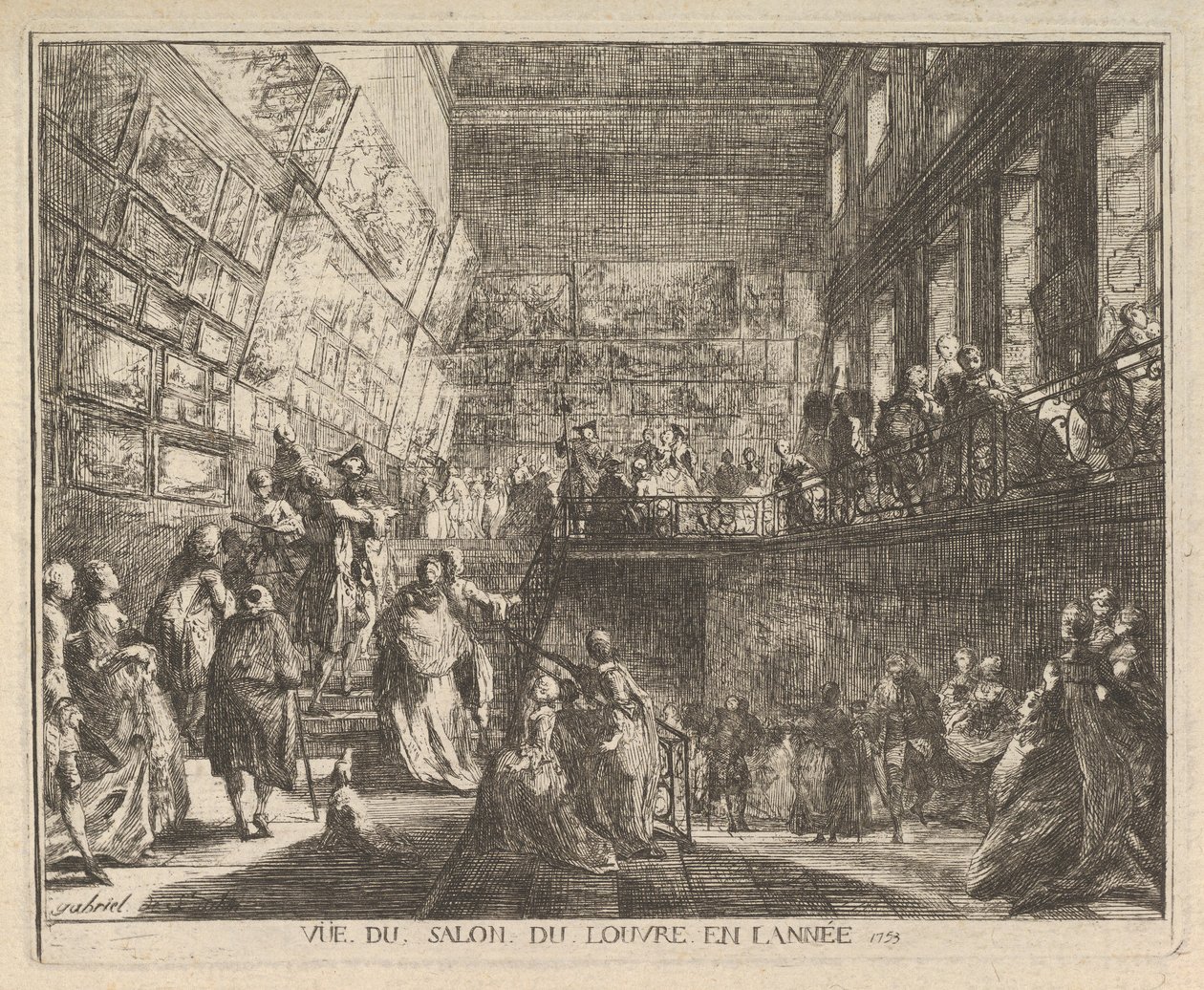 1753, 1753 yılında Salon du Louvre