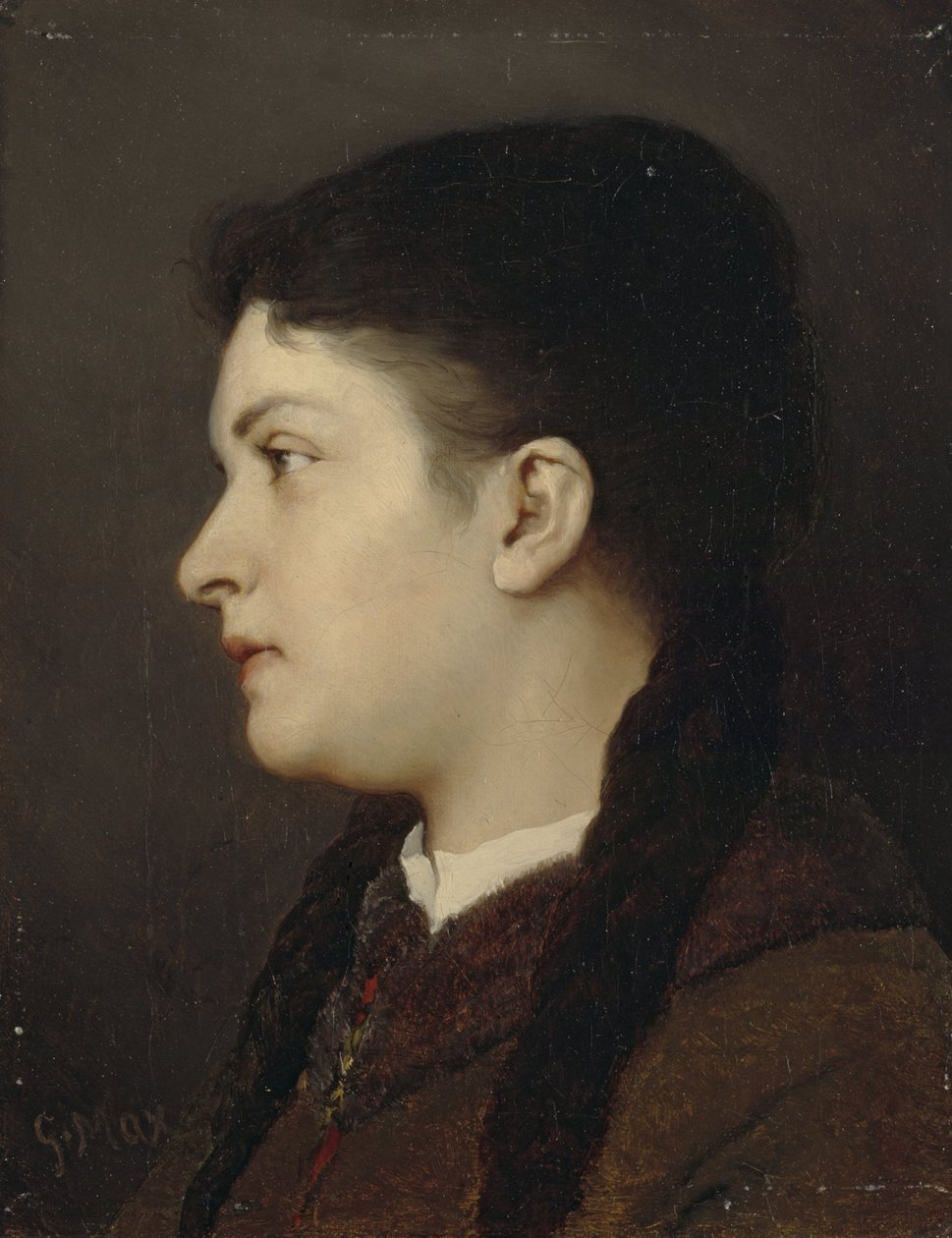 kız portresi by Gabriel von Max