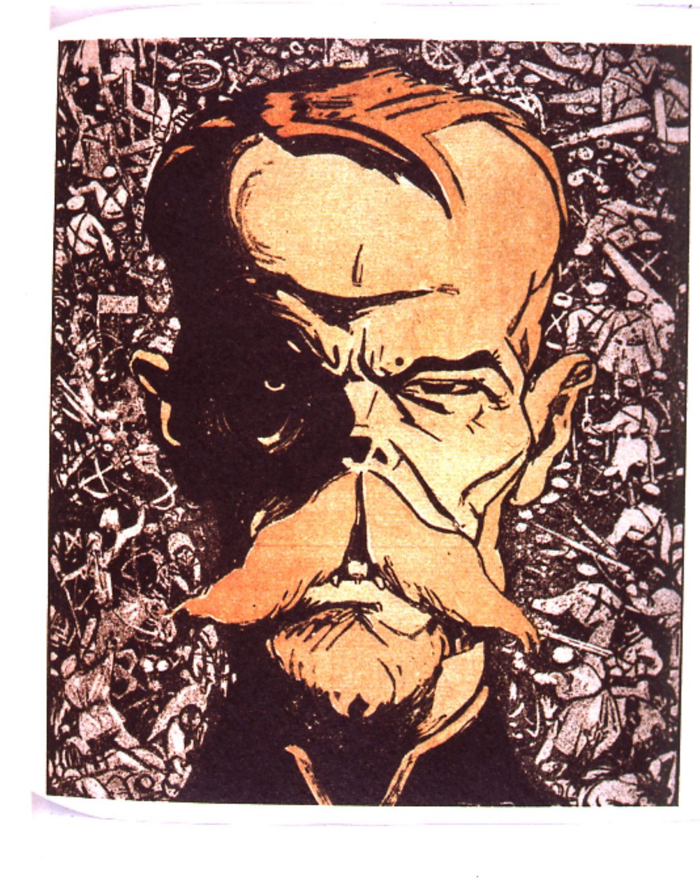 Nicholas II (1868 - 1919) 'L'Assiette au Beurre'den Rusya Çarı 1906 (baskı) by Gabriele (1865 1937) Galantara