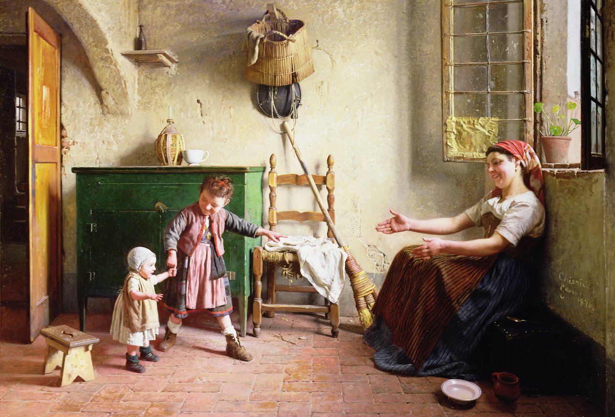 İlk Adımlar, 1876 by Gaetano Chierici