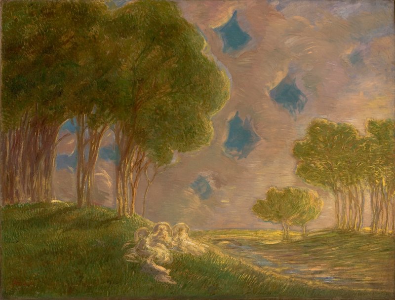 Manzara by Gaetano Previati