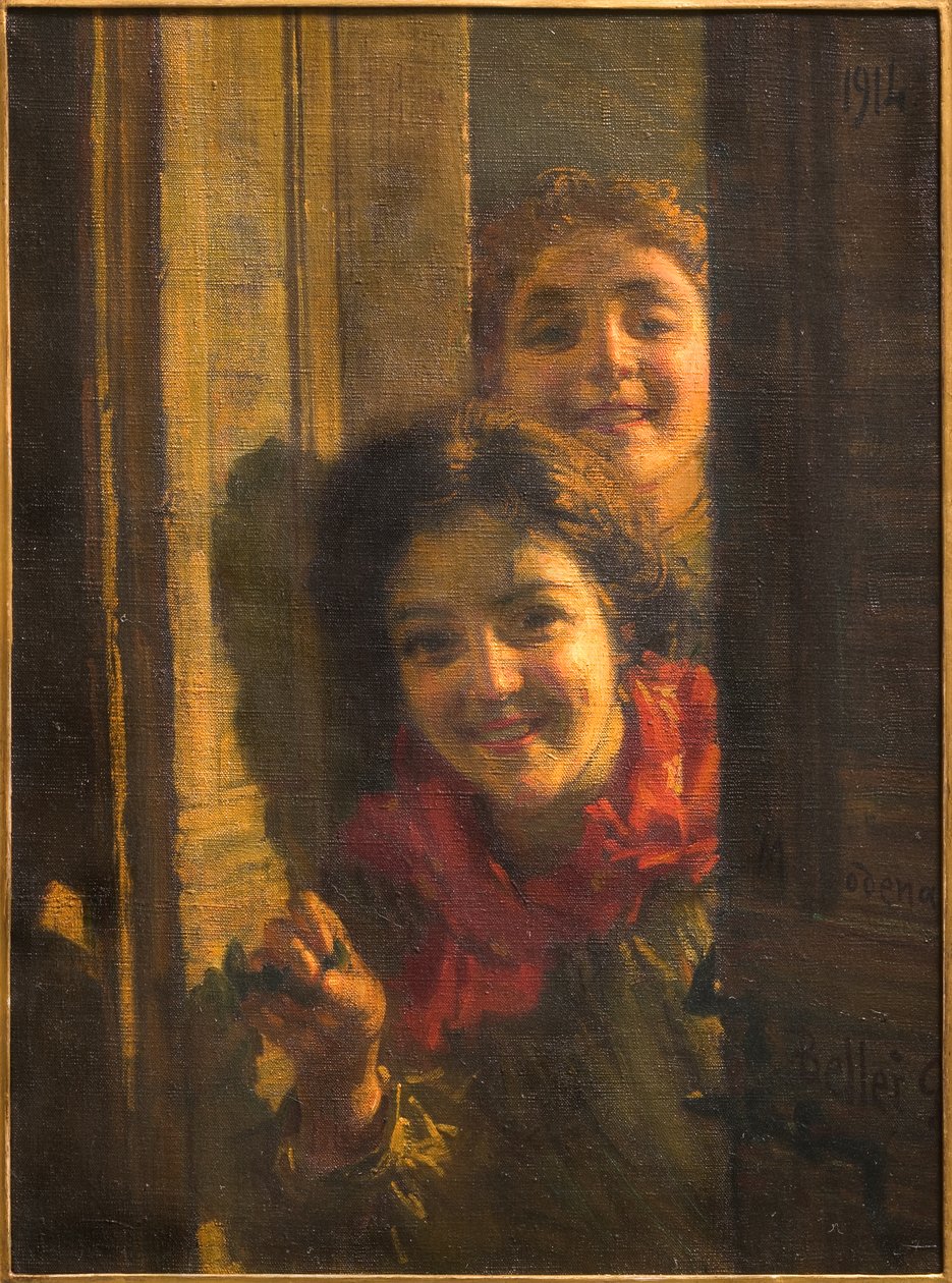 Kapıdaki kızlar by Gaetano Bellei