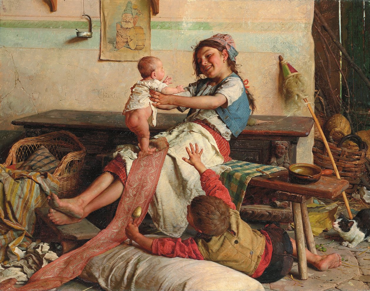 Kardeş Sevgisi; Kardeş Sevgisi, c. 1900 by Gaetano Chierici