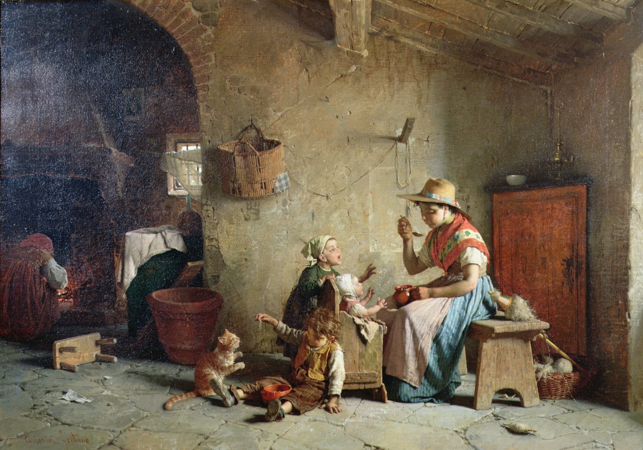 Bebek besleme by Gaetano Chierici