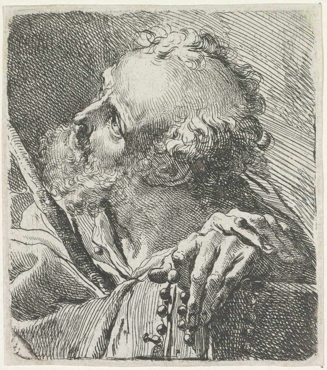 Tesbih ile Aziz Başkanı by Gaetano Gandolfi