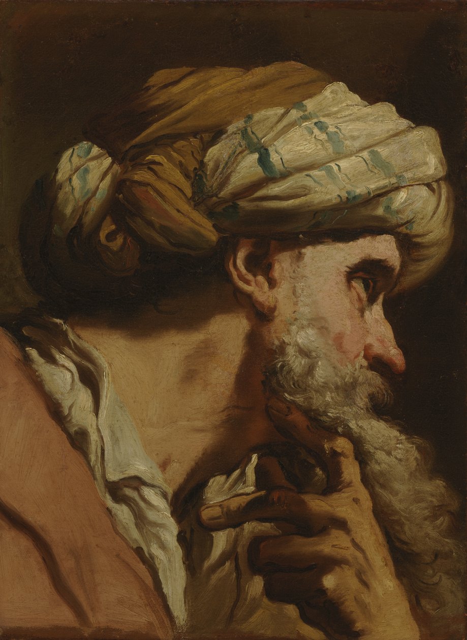 Doğulu Bir Başın Çalışması, c.1766-75 by Gaetano Gandolfi