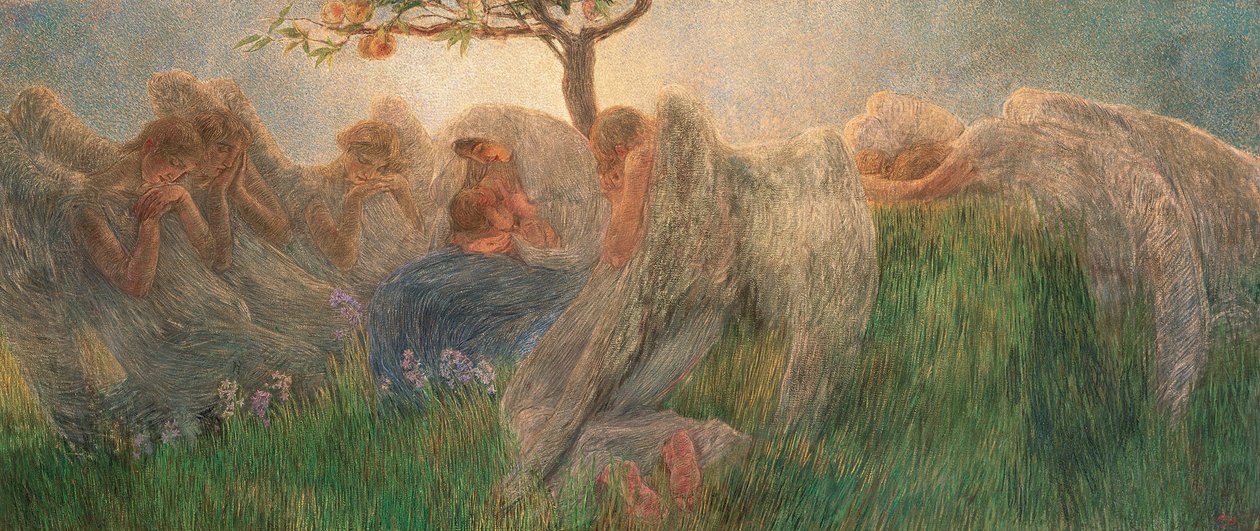 Annelik, 1890-1891. by Gaetano Previati
