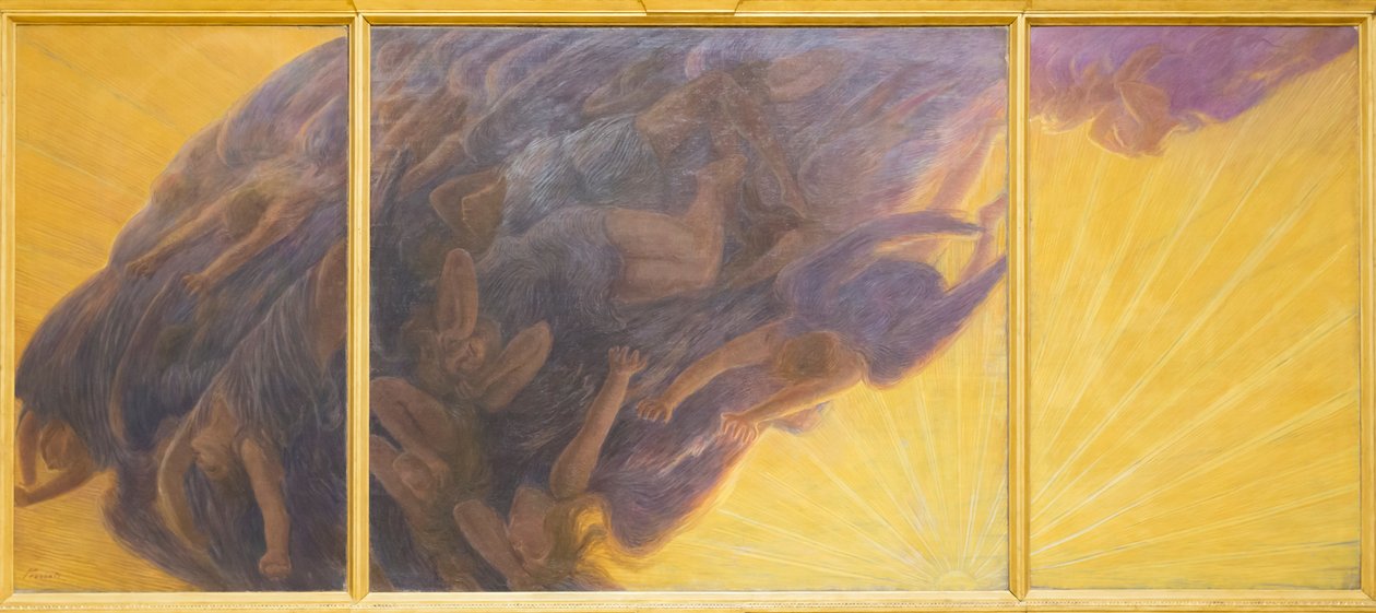 Meleklerin Düşüşü, yak. 1913, Gaetano Previati (tuval üzerine yağlı boya) by Gaetano Previati