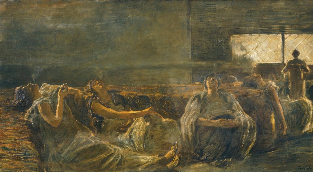 Afyon İçenler, Gaetano Previati (1852–1920). by Gaetano Previati