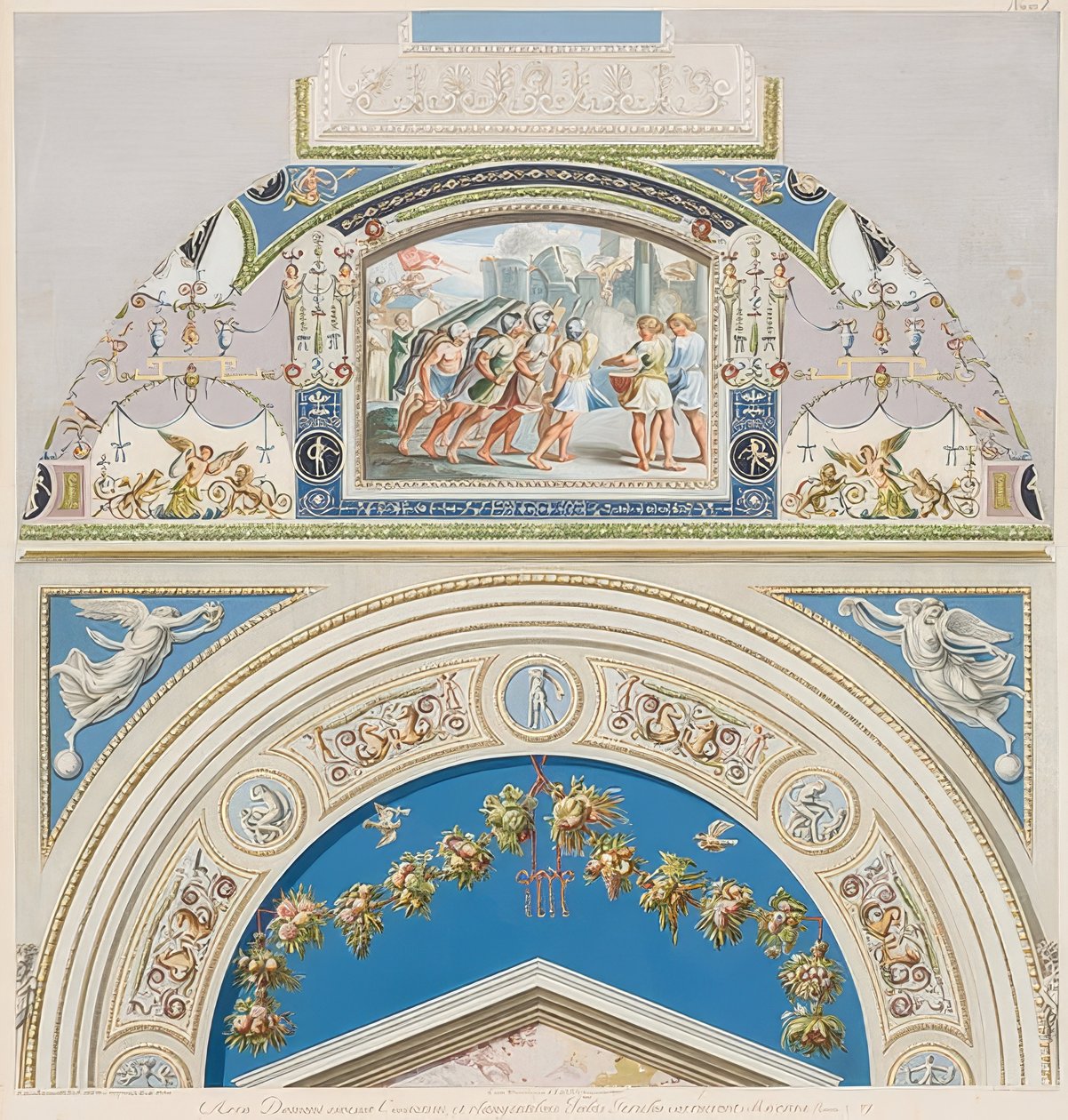 Jericho kasası ile çerçeve ve kasa. 1774 by Gaetano Savorelli